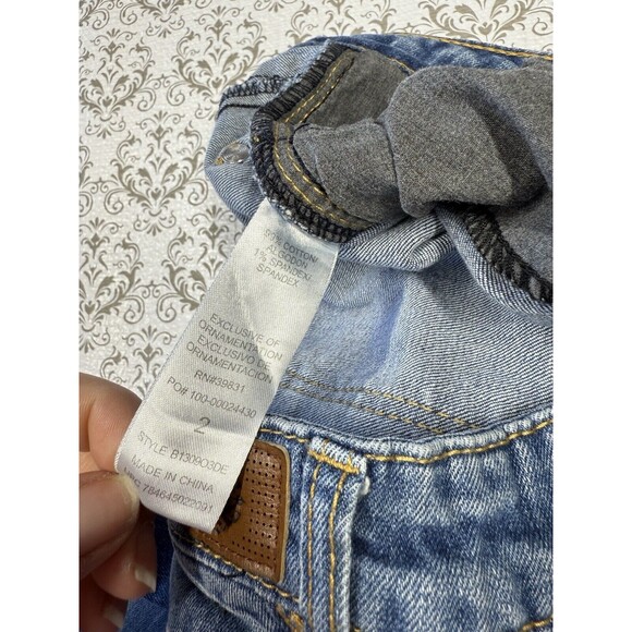 Democracy Women's Girlfriend Jeans Size 2 Distressed Blue Jeans - Picture 8 of 10